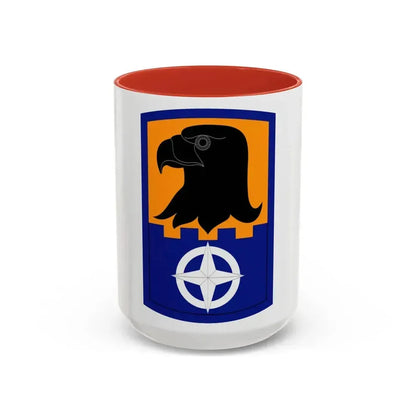 244 Aviation Brigade (U.S. Army) Accent Coffee Mug 15oz Red - Go Mug Yourself