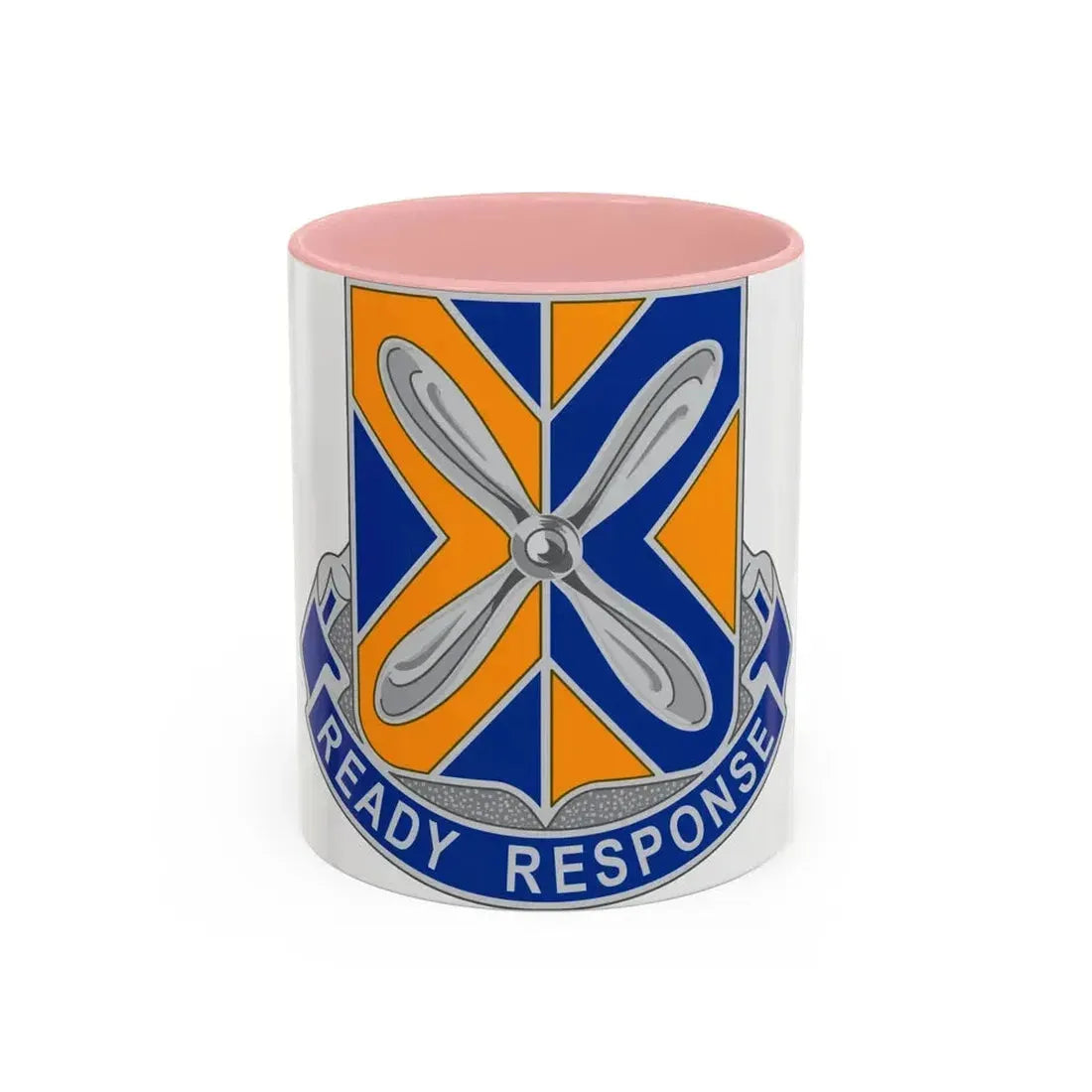 244 Aviation Regiment (U.S. Army) Accent Coffee Mug 11oz Pink - Go Mug Yourself
