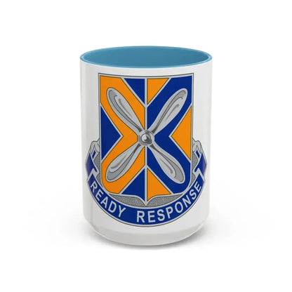 244 Aviation Regiment (U.S. Army) Accent Coffee Mug 15oz Light Blue - Go Mug Yourself