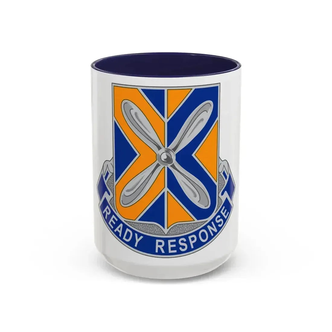 244 Aviation Regiment (U.S. Army) Accent Coffee Mug 15oz Navy - Go Mug Yourself