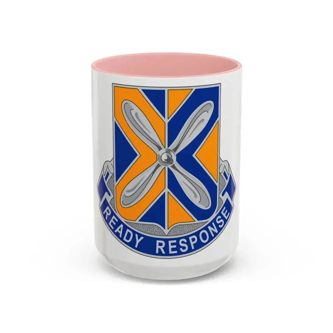 244 Aviation Regiment (U.S. Army) Accent Coffee Mug 15oz Pink - Go Mug Yourself