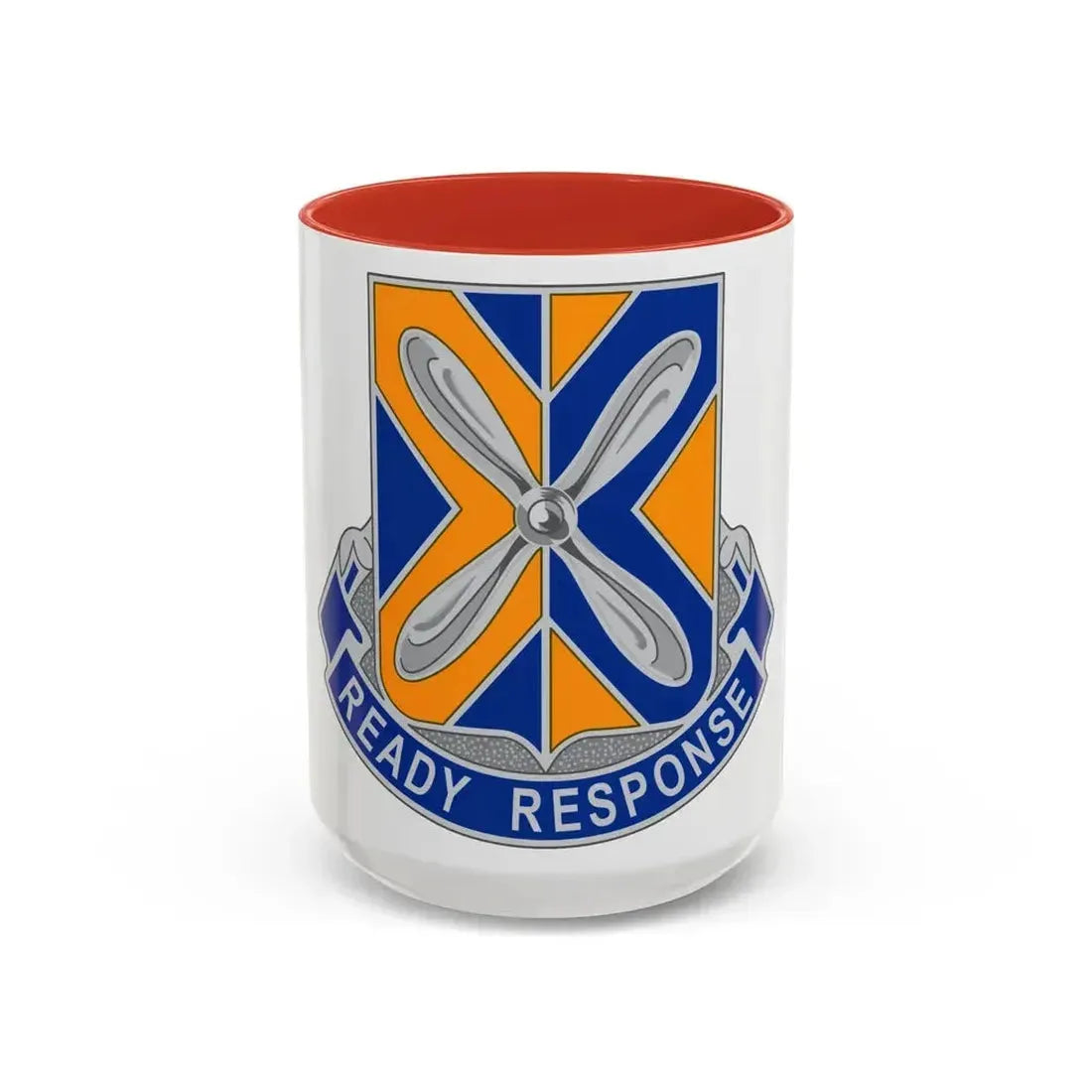 244 Aviation Regiment (U.S. Army) Accent Coffee Mug 15oz Red - Go Mug Yourself