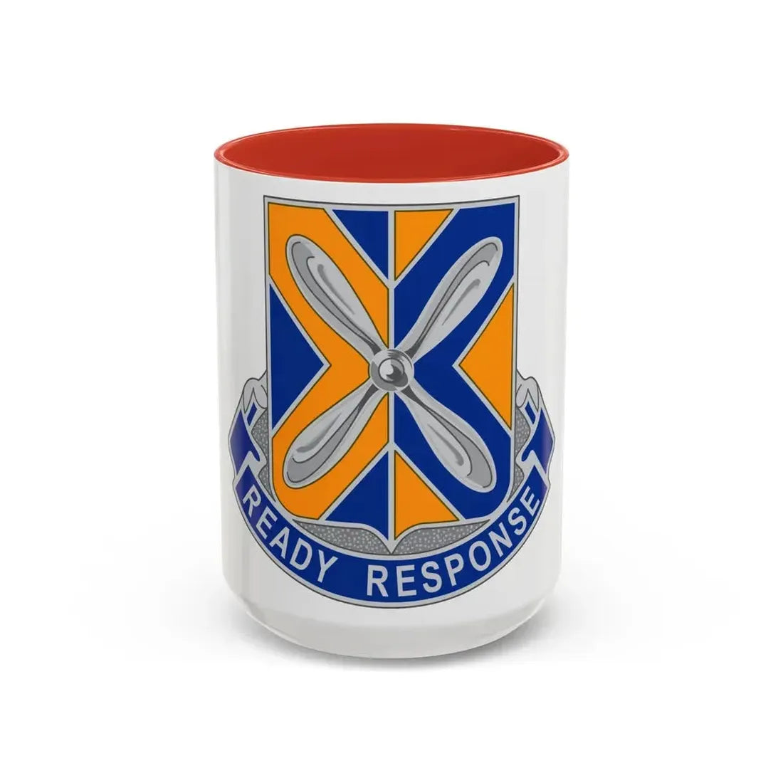 244 Aviation Regiment (U.S. Army) Accent Coffee Mug 15oz Red - Go Mug Yourself
