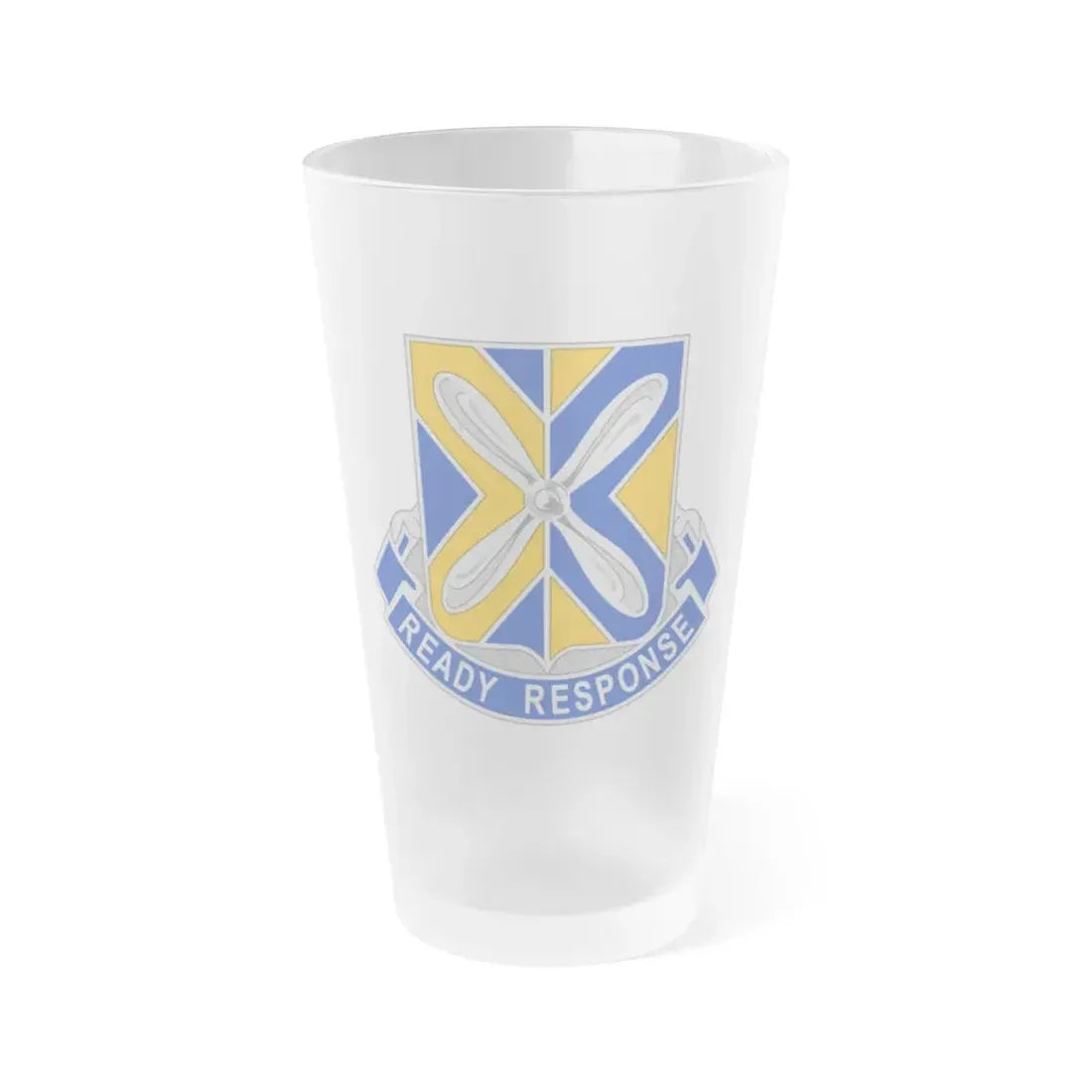 244 Aviation Regiment (U.S. Army) Frosted Pint Glass 16oz Default Title - Go Mug Yourself