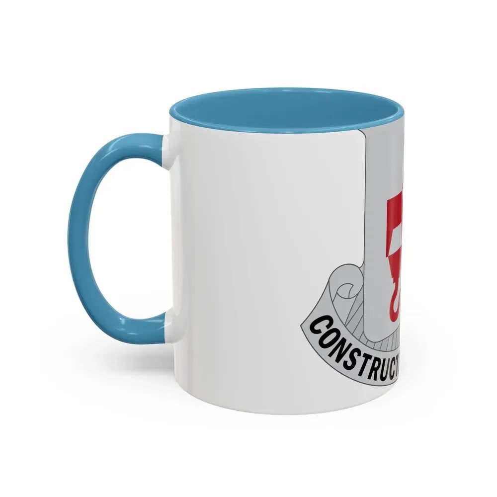 244 Engineer Battalion (U.S. Army) Accent Coffee Mug - Go Mug Yourself