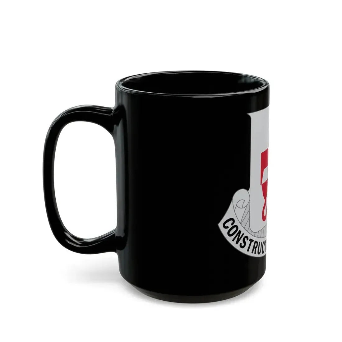 244 Engineer Battalion (U.S. Army) Black Coffee Mug - Go Mug Yourself