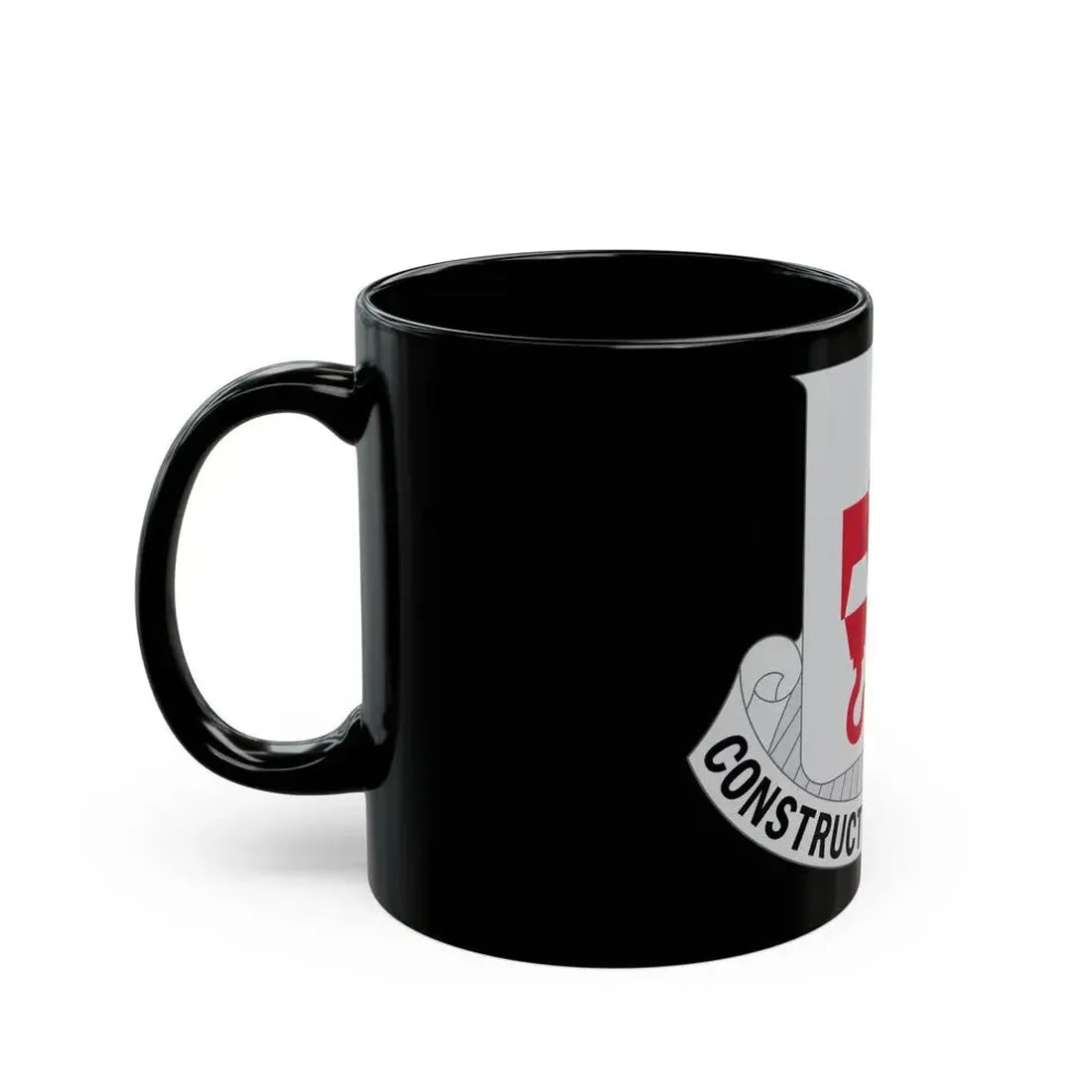 244 Engineer Battalion (U.S. Army) Black Coffee Mug - Go Mug Yourself
