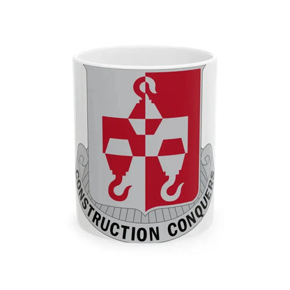 244 Engineer Battalion (U.S. Army) White Coffee Mug 11oz - Go Mug Yourself