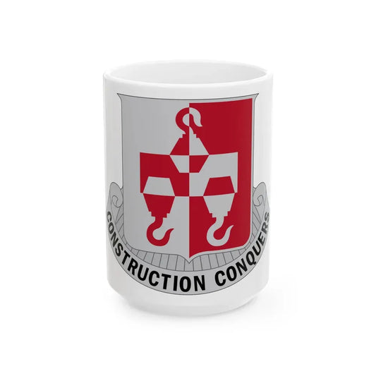 244 Engineer Battalion (U.S. Army) White Coffee Mug 15oz - Go Mug Yourself