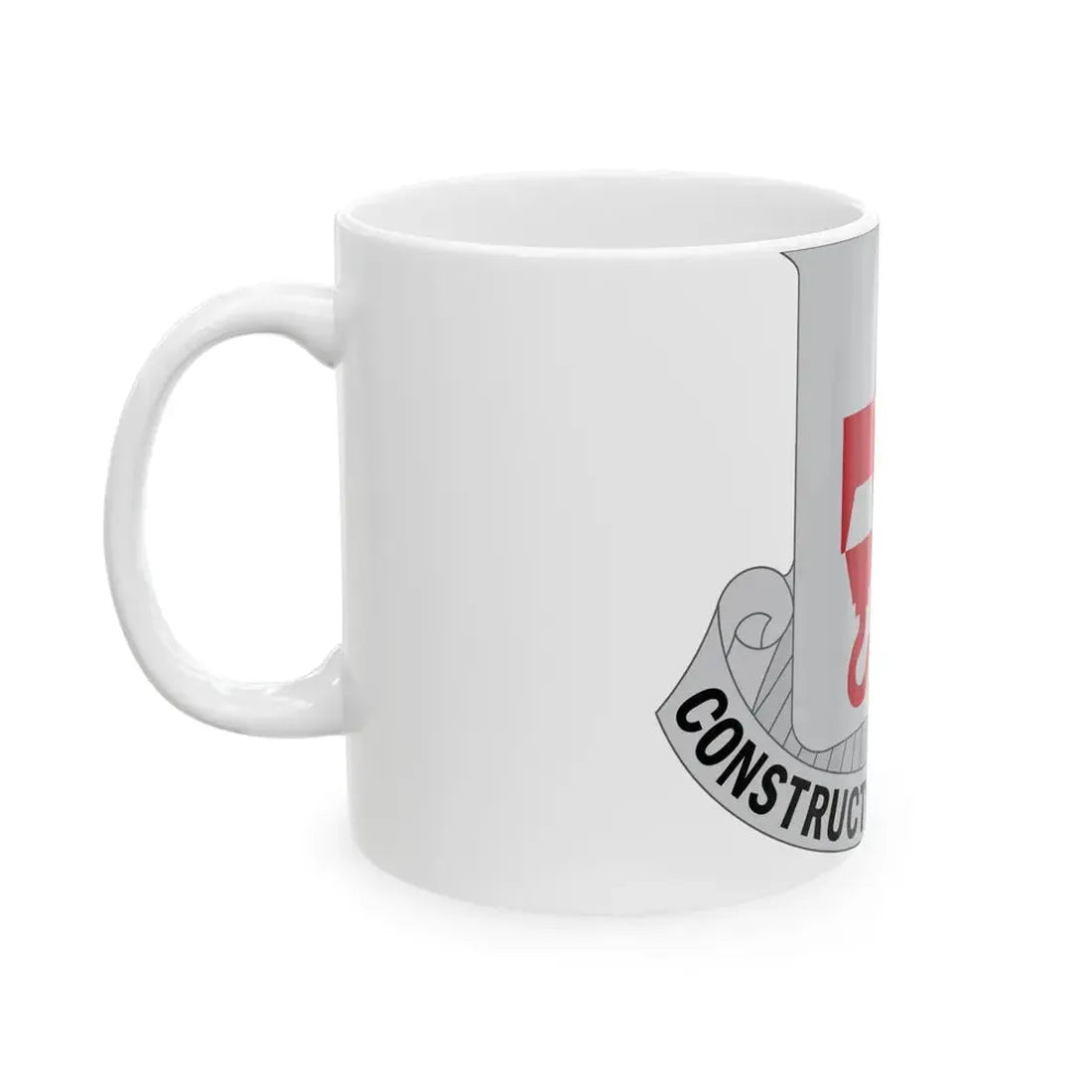 244 Engineer Battalion (U.S. Army) White Coffee Mug - Go Mug Yourself