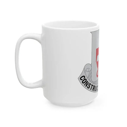 244 Engineer Battalion (U.S. Army) White Coffee Mug - Go Mug Yourself