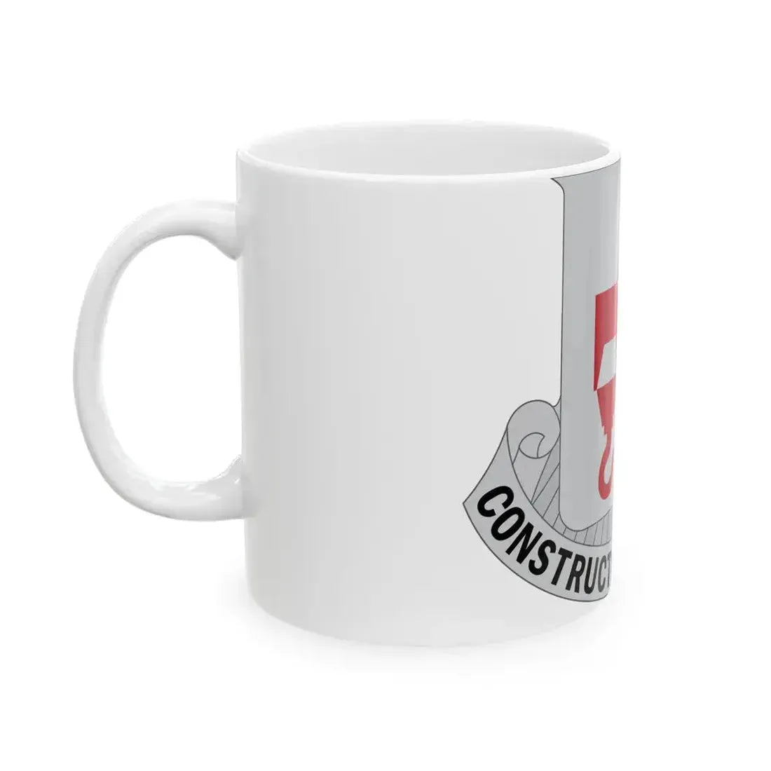 244 Engineer Battalion (U.S. Army) White Coffee Mug - Go Mug Yourself
