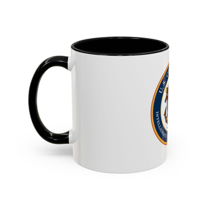 USCG Intelligence Coordination Center (U.S. Coast Guard) Accent Coffee Mug