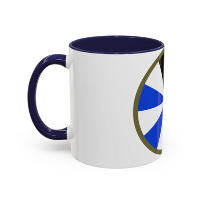 US 11th Infantry Division (U.S. Army) Accent Coffee Mug