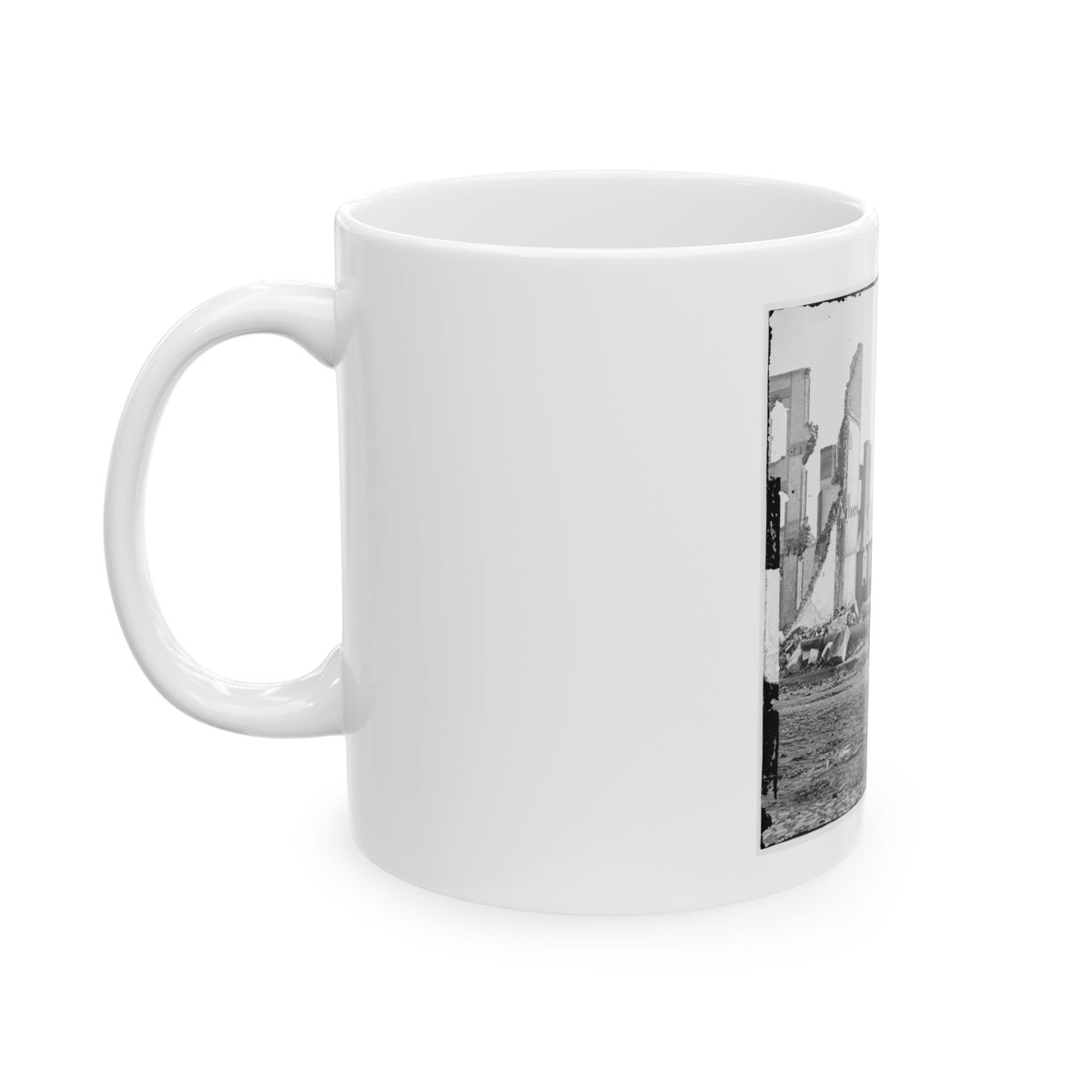 Richmond, Va. Ruins Of The Southern Express Office (Carey Street) (U.S. Civil War) White Coffee Mug