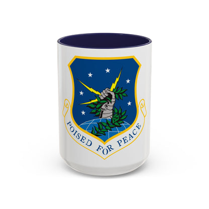 91st Space Wing (U.S. Air Force) Accent Coffee Mug