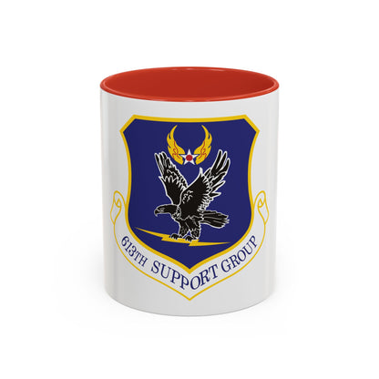 613th Support Group (U.S. Air Force) Accent Coffee Mug