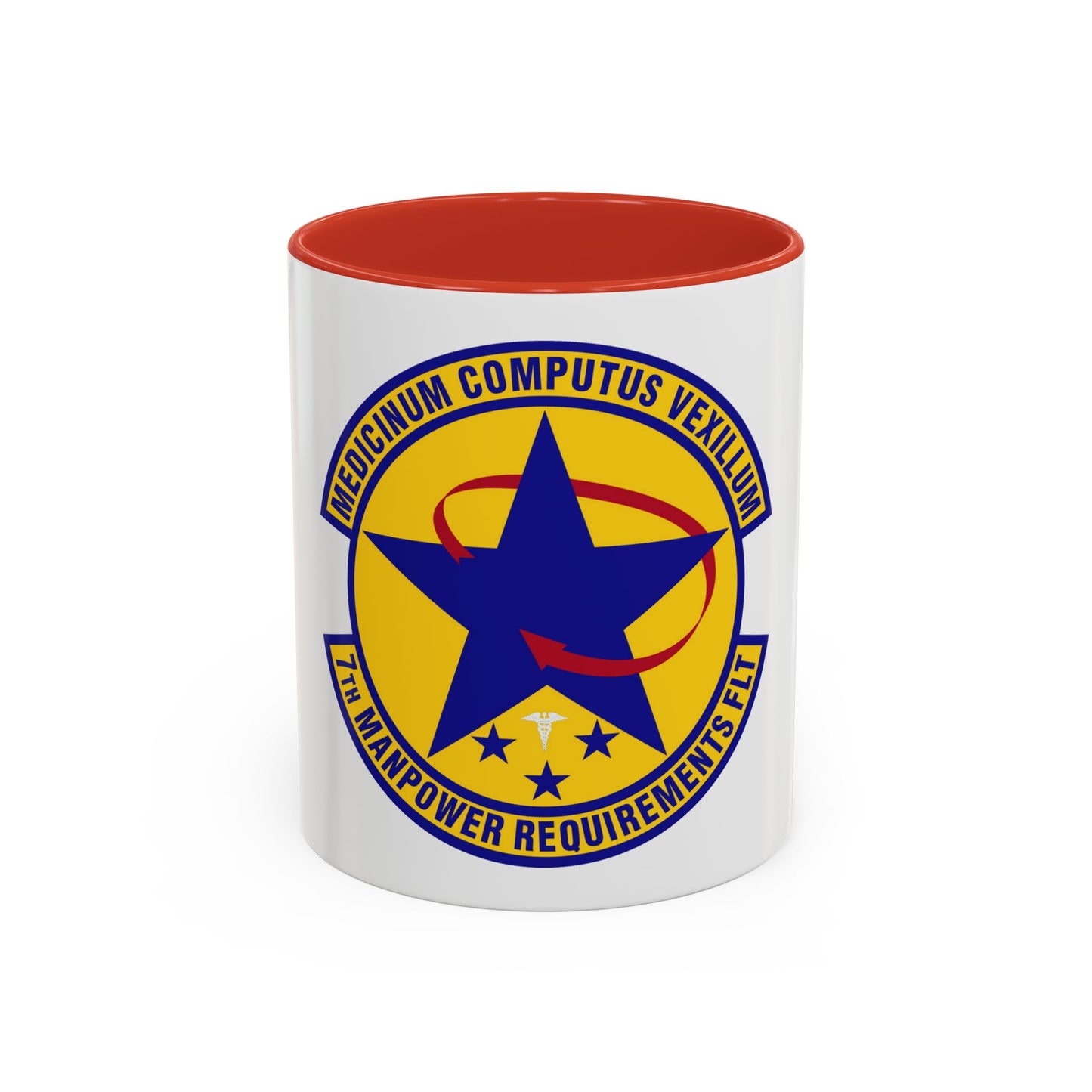 7 Manpower Requirements Flight AFMA (U.S. Air Force) Accent Coffee Mug