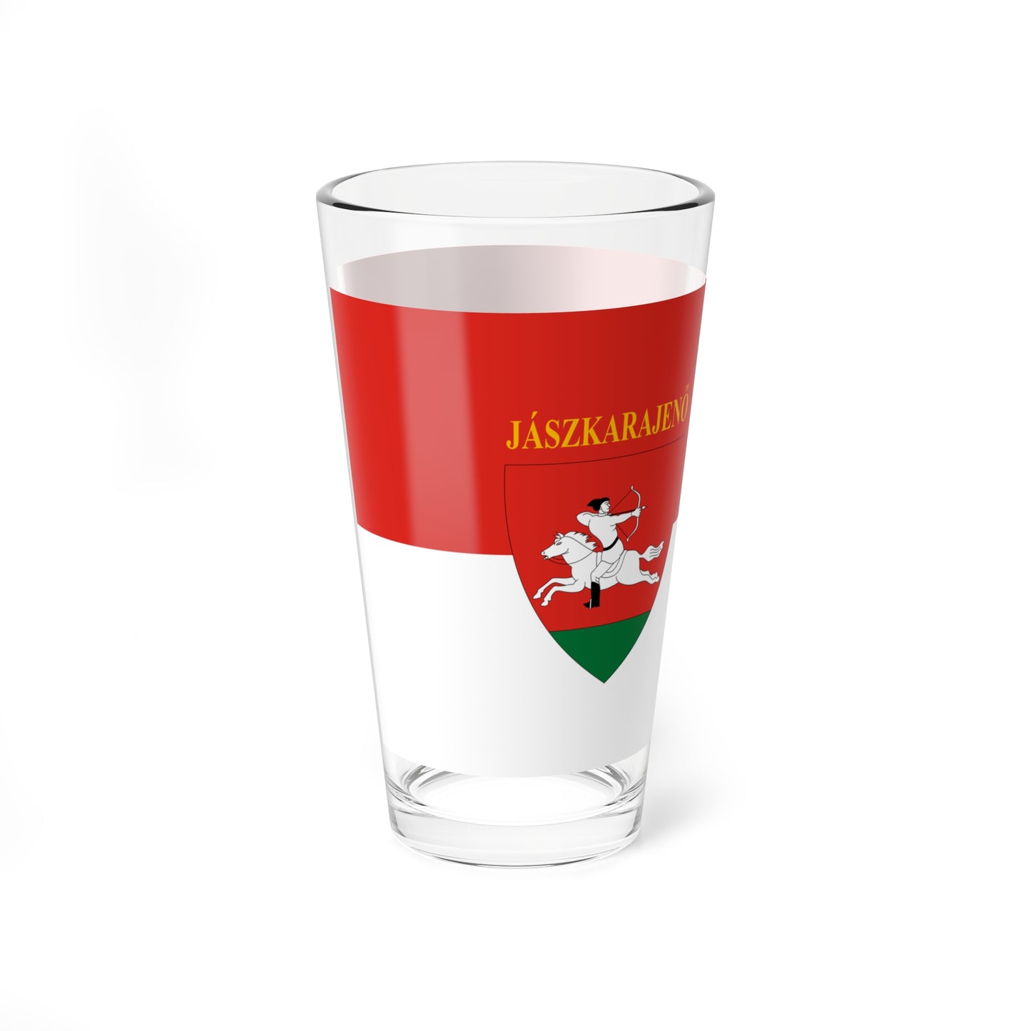 Flag of Jaszkarajeno (Hungary) Pint Glass 16oz