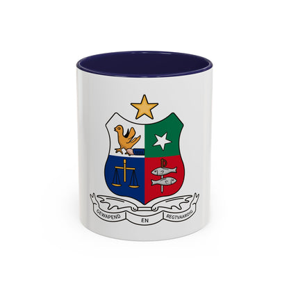 Coat of arms of Stellaland - Accent Coffee Mug