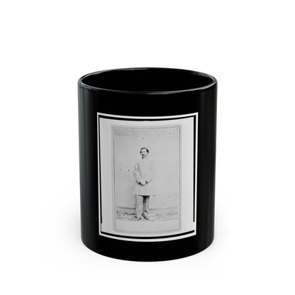A.( ) Greenwall, Confederate Army Officer, Full-Length Portrait, Facing Front (U.S. Civil War) Black Coffee Mug