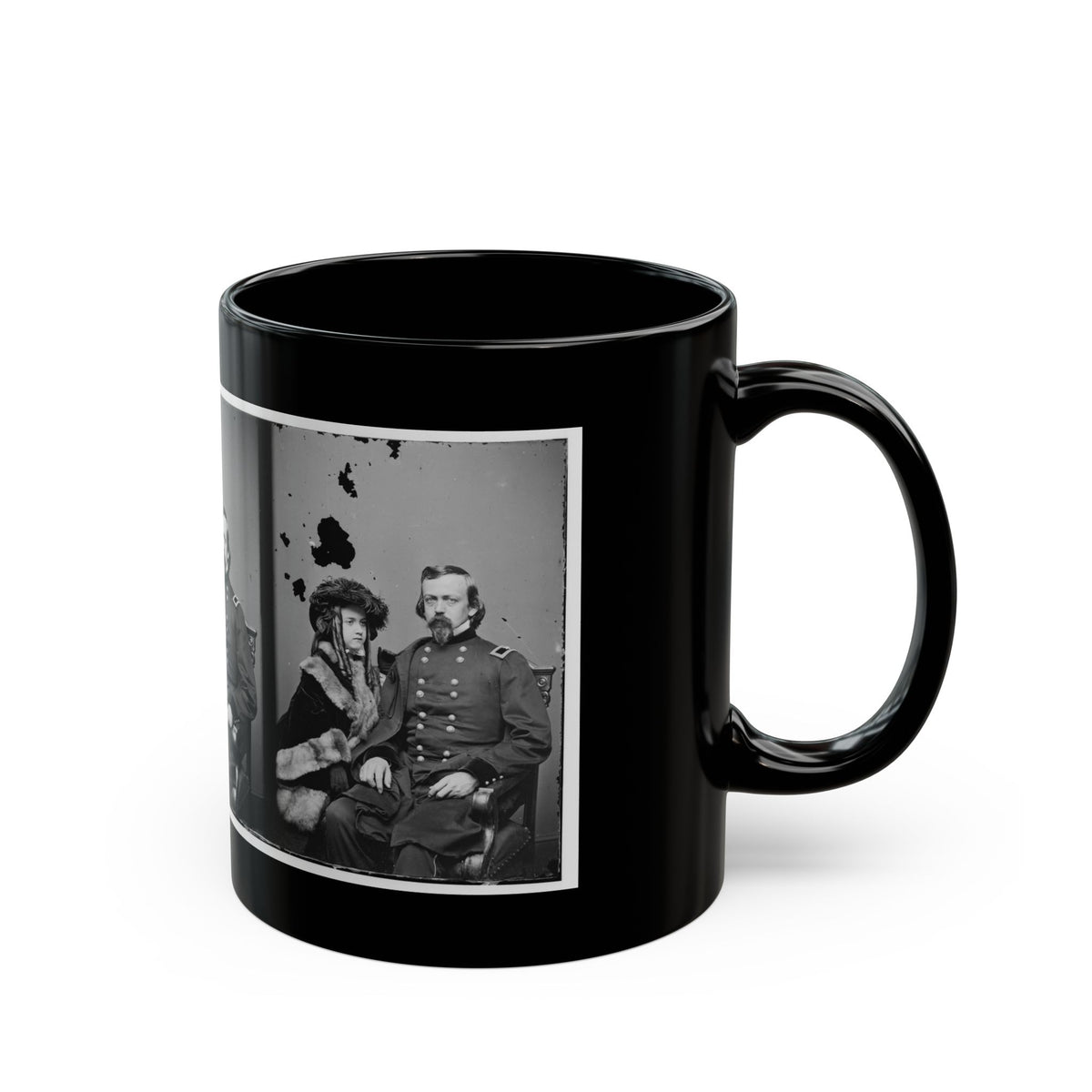 Brig. Gen. Charles P. Stone, & Daughter Hettie (U.S. Civil War) Black Coffee Mug