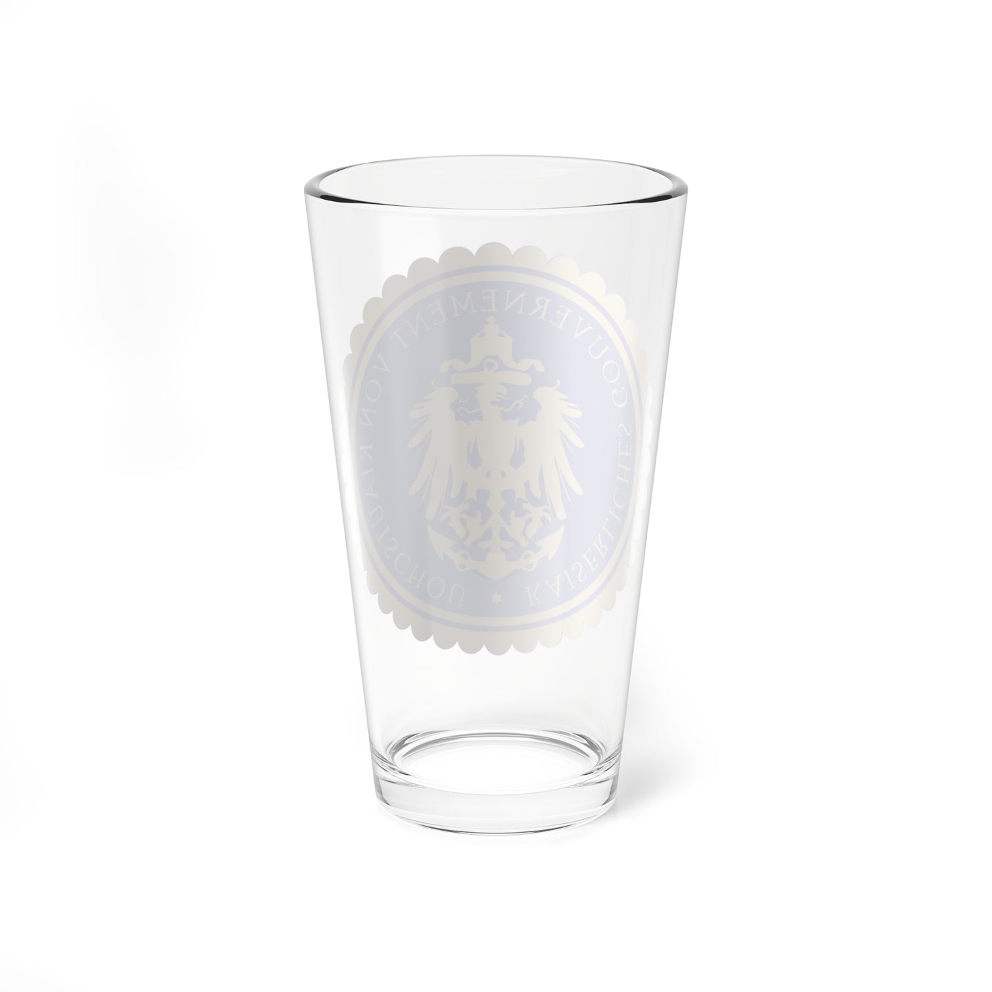 Seal of the Imperial Government of Kiautschou (China) (Coat of Arms) Pint Glass 16oz