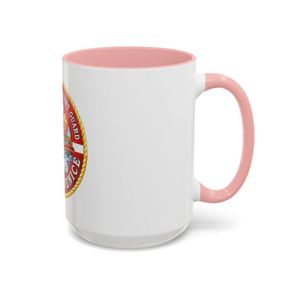 USCG Station Venice (U.S. Coast Guard) Accent Coffee Mug