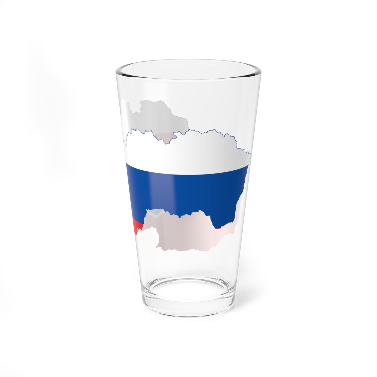 Flag Map Of Slovakia (Slovakia) Pint Glass 16oz