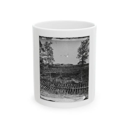 Atlanta, Georgia. Fortifications(2) (U.S. Civil War) White Coffee Mug