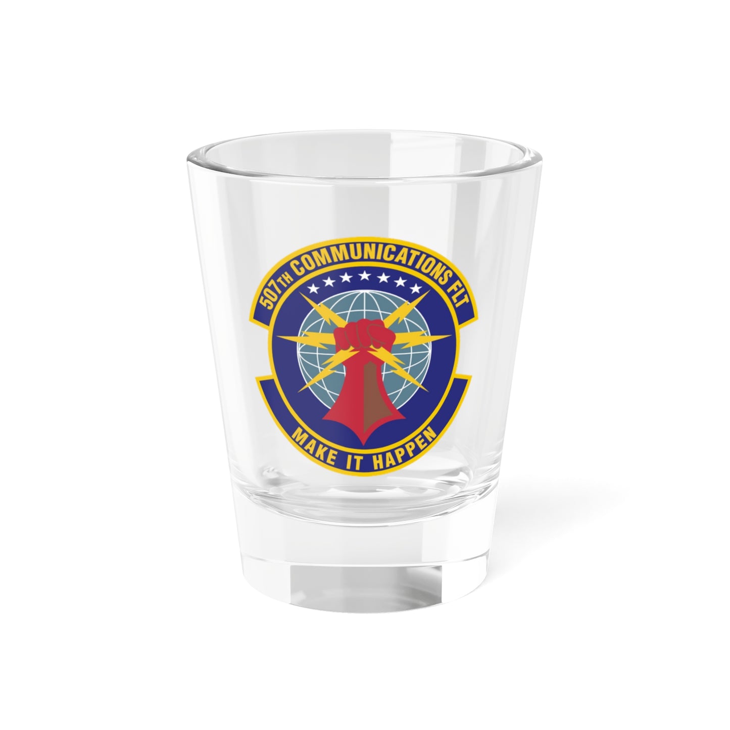 507th Communications Flight (U.S. Air Force) Shot Glass 1.5oz