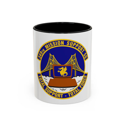 349th Mission Support Squadron (U.S. Air Force) Accent Coffee Mug