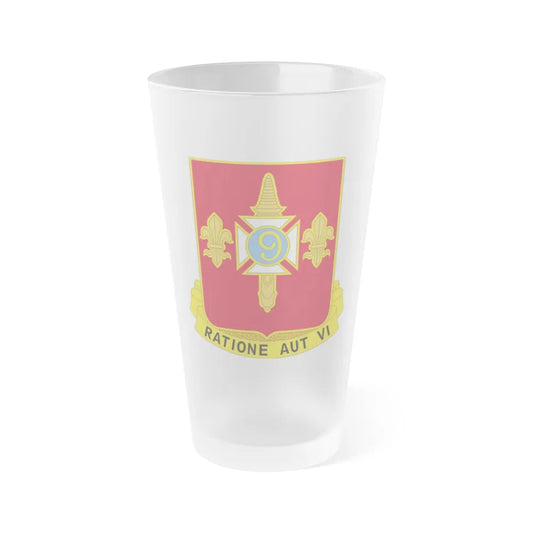 244th Air Defense Artillery Regiment (U.S. Army) Frosted Pint Glass 16oz-Go Mug Yourself