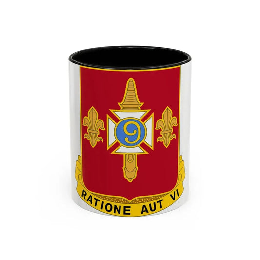 244th Air Defense Artillery Regiment (U.S. Army) Accent Coffee Mug 11oz Black - Go Mug Yourself