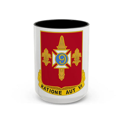 244th Air Defense Artillery Regiment (U.S. Army) Accent Coffee Mug 15oz Black - Go Mug Yourself
