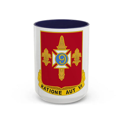 244th Air Defense Artillery Regiment (U.S. Army) Accent Coffee Mug 15oz Navy - Go Mug Yourself