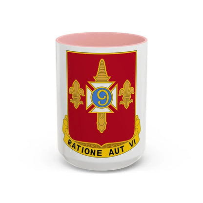 244th Air Defense Artillery Regiment (U.S. Army) Accent Coffee Mug 15oz Pink - Go Mug Yourself
