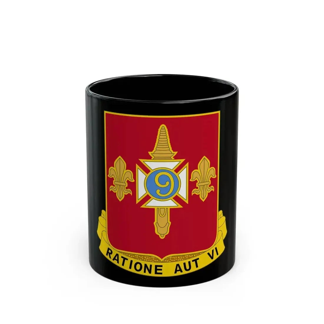 244th Air Defense Artillery Regiment (U.S. Army) Black Coffee Mug 11oz - Go Mug Yourself