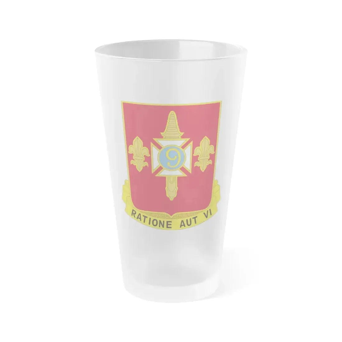 244th Air Defense Artillery Regiment (U.S. Army) Frosted Pint Glass 16oz Default Title - Go Mug Yourself