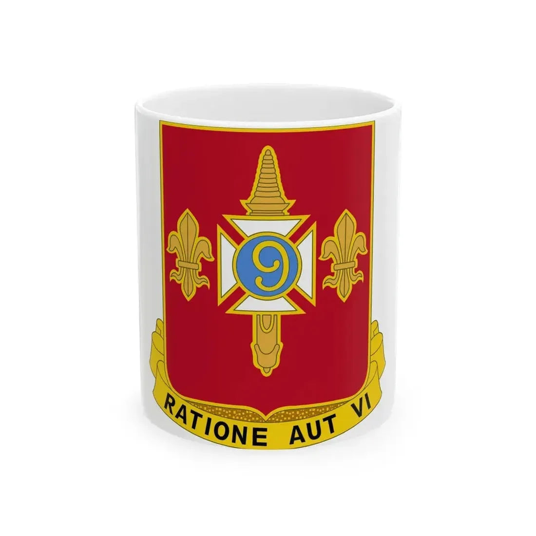 244th Air Defense Artillery Regiment (U.S. Army) White Coffee Mug - Go Mug Yourself