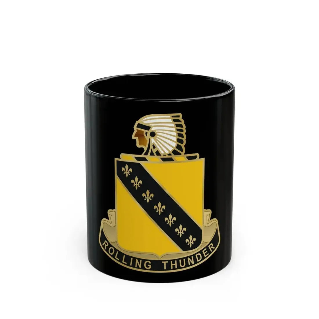 245 Armor Regiment (U.S. Army) Black Coffee Mug 11oz - Go Mug Yourself