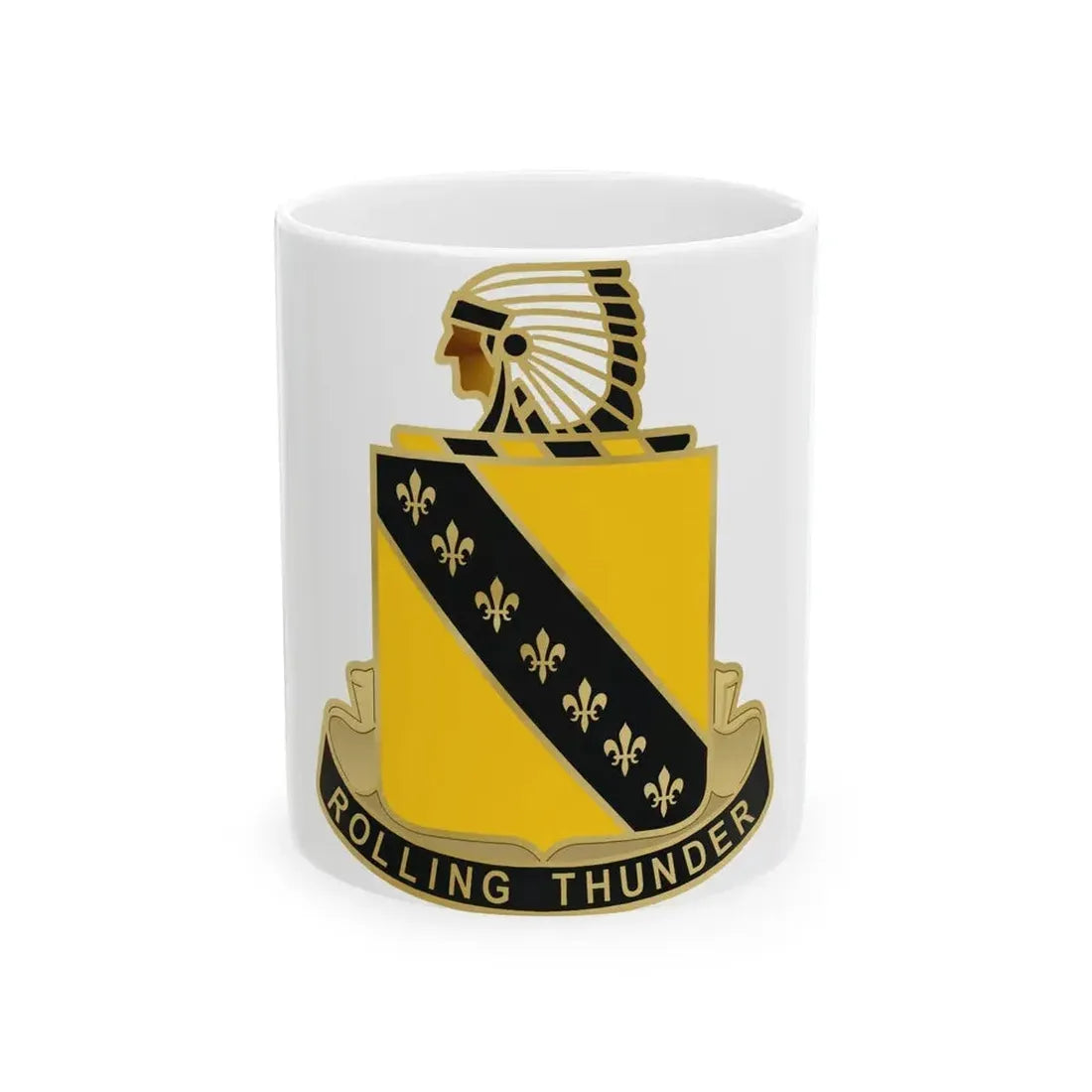 245 Armor Regiment (U.S. Army) White Coffee Mug 11oz - Go Mug Yourself