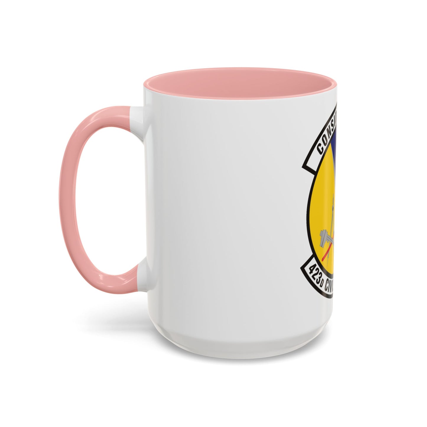 423d Civil Engineer Squadron (U.S. Air Force) Accent Coffee Mug