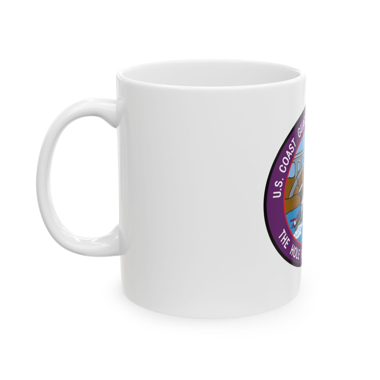 USCG Station Depoe Bay (U.S. Coast Guard) White Coffee Mug