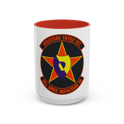 26th Space Aggressor Squadron (U.S. Air Force) Accent Coffee Mug