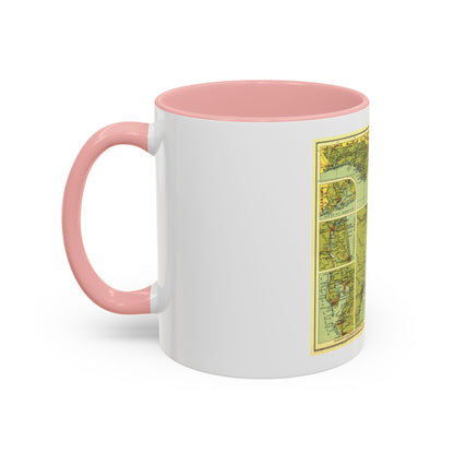 USA - Florida (1930) (Map) Accent Coffee Mug