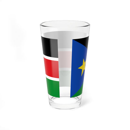 Flag of South Sudan2 (South Sudan) Pint Glass 16oz