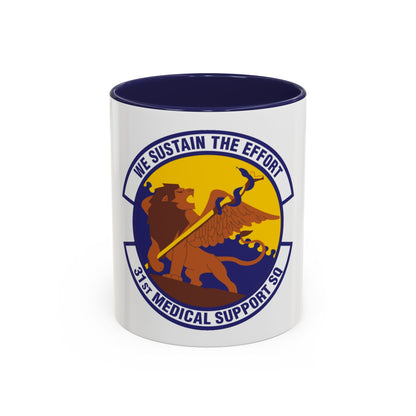 31st Medical Support Squadron (U.S. Air Force) Accent Coffee Mug