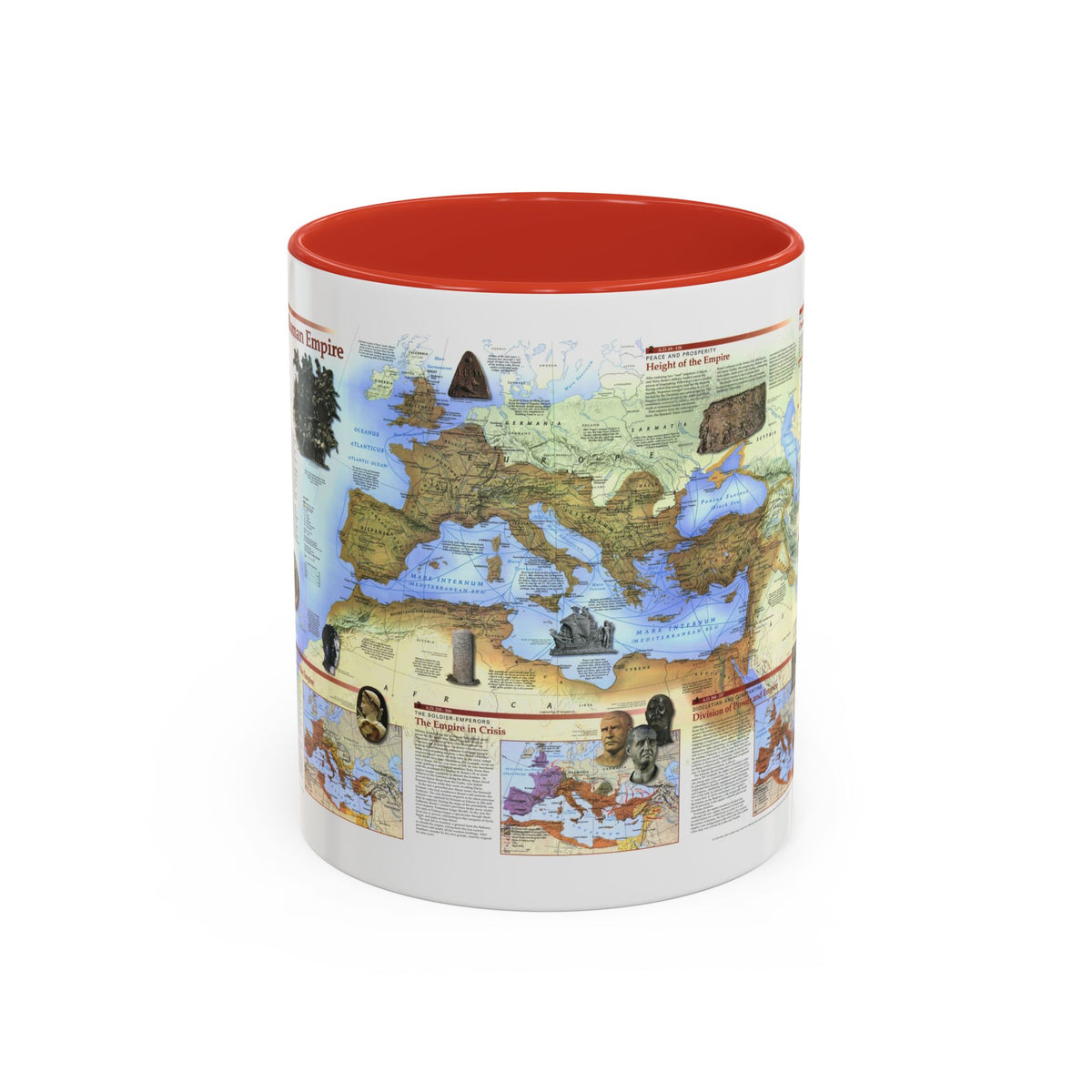 Roman Empire (1997) (Map) Accent Coffee Mug