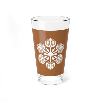 Flag of the Tokugawa Lords of Mito in Hitachi Province B (Japan) Pint Glass 16oz
